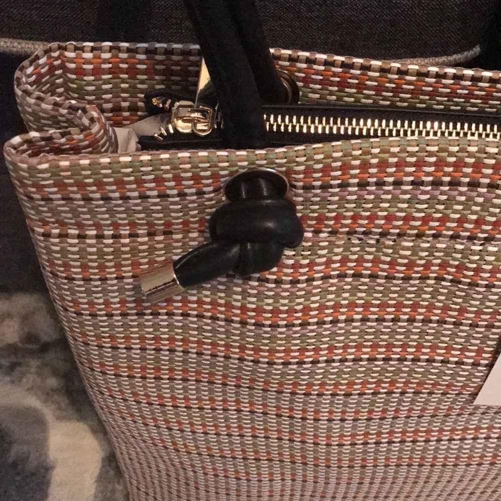 A New Day Multicolor Woven Tote - Picture 2 of 3